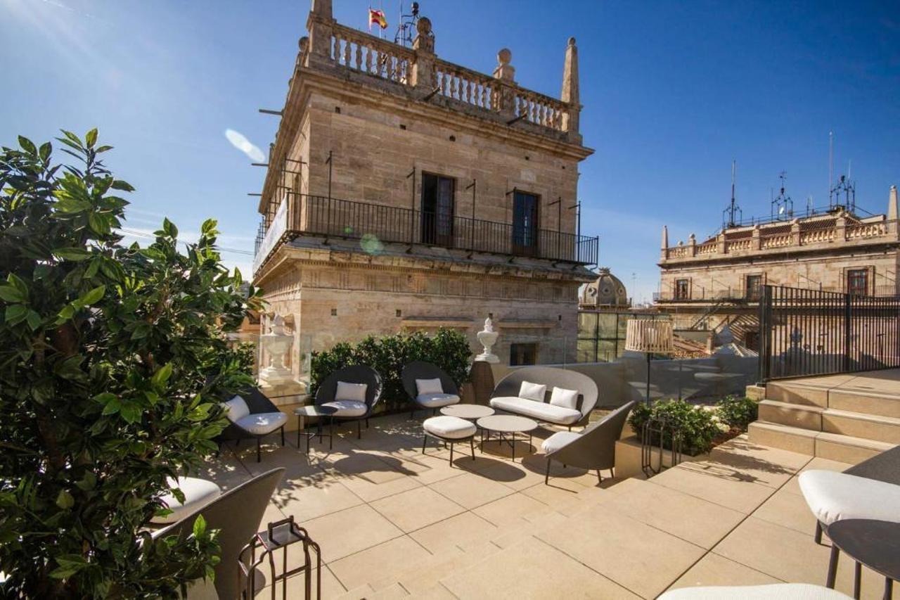 Myr Palacio Vallier Valencia Ngoại thất bức ảnh Rooftop terrace