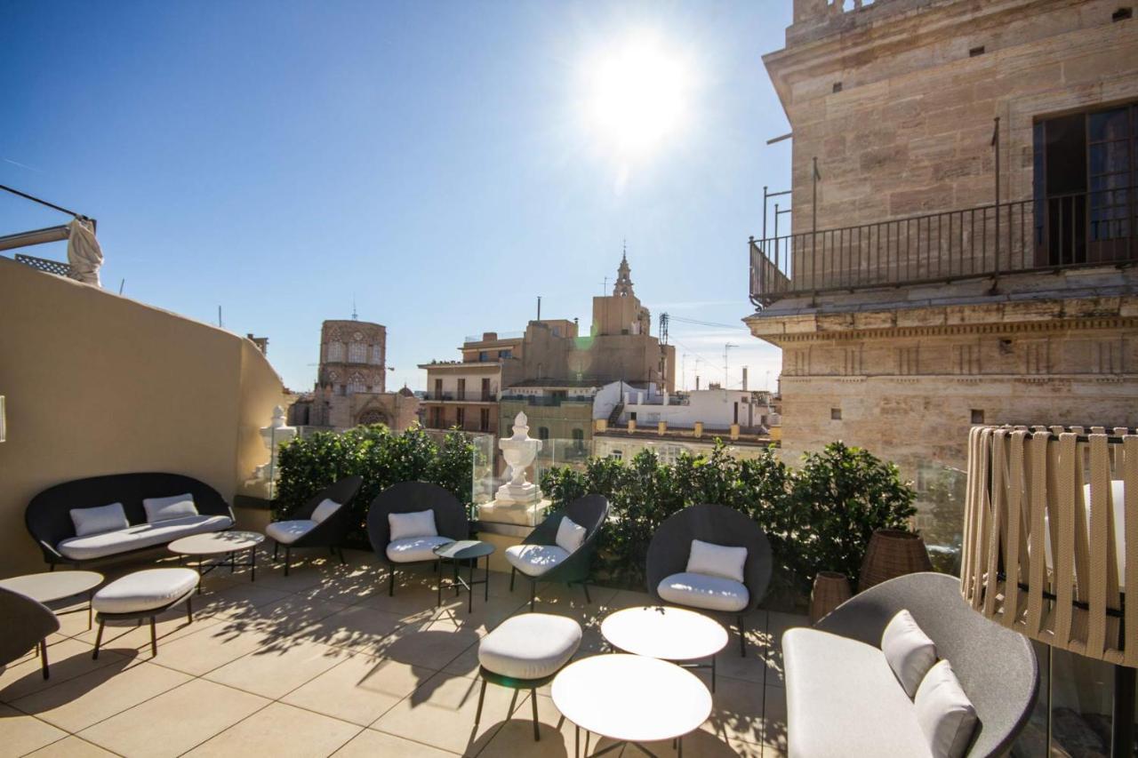 Myr Palacio Vallier Valencia Ngoại thất bức ảnh Rooftop terrace